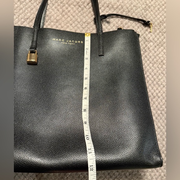 Marc Jacobs Black Tote with Gold Accents - Picture 3 of 8